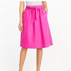 J Crew midi bow skirt 😍